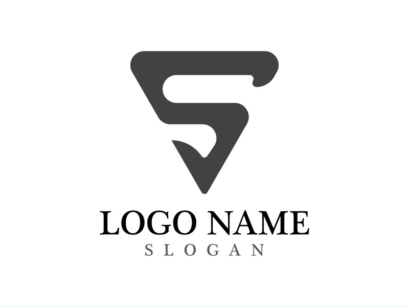 Business corporate S letter logo design vector