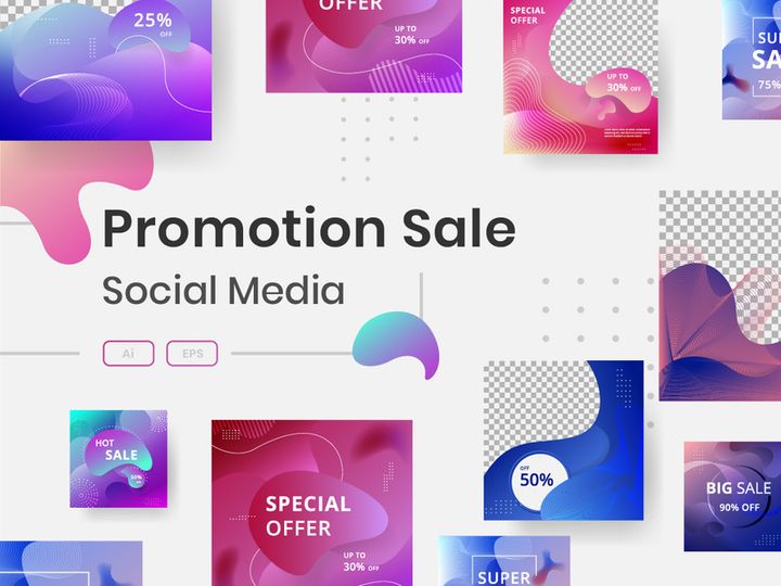 Promotion Sale social media