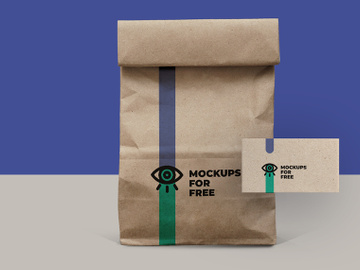 Free PSD Paper Bag Mockup preview picture