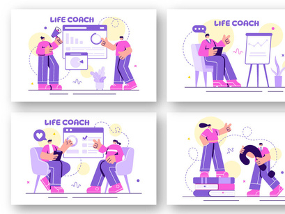 18 Life Coach Illustration