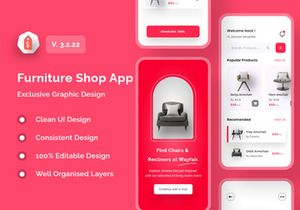 Furniture Store App Design
