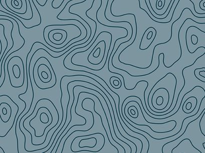 Seamless repeating topographic contour map background