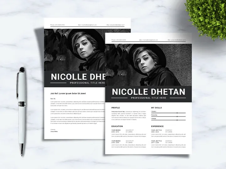 Dhetan CV Resume Sanstemp
