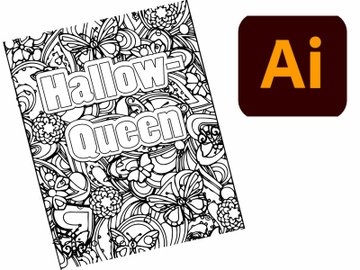 Halloween Coloring Book Page 18 preview picture
