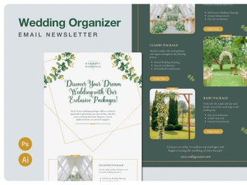Wedding Organizer Email Newsletter preview picture