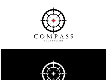 compass icon isolated on background.modern flat compass pictogram,business,marketing,internet concept.trendy simple vector symbol for websitedesign or button to mobile app.logo illustration. preview picture