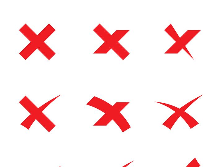 X Letter Logo Template vector icon