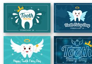 12 National Tooth Fairy Day Illustration