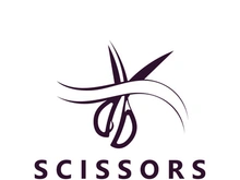 Scissors Logo Design Icon Template. Modern simple design. barbers tools and barbershop. Vector Illustration