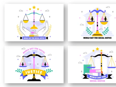 10 World Day of Social Justice Illustration