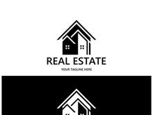 simple real estate logo design,building,skyscraper,property business,apartment,architecture vector
