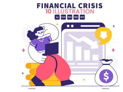 10 Financial Crisis Illustration