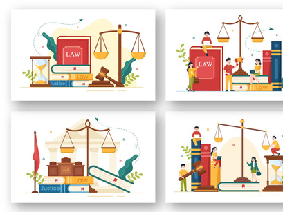 16 Law Firm Services Illustration