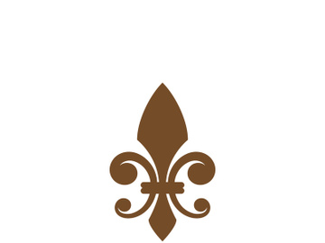 Fleur de lis vector icon preview picture