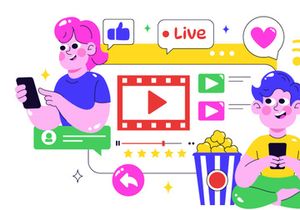 10 Online Streaming Platforms Illustration