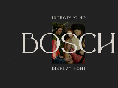 Bosch Display Font - Personal Use