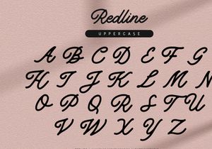 Redline - Vintage Script Font