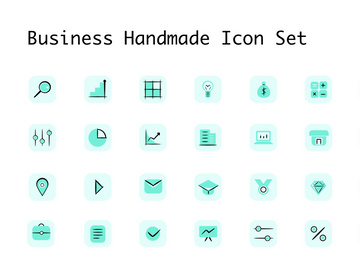 Figma Business Handmade Icon Set preview picture