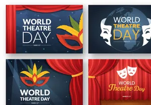 14 World Theatre Day Illustration
