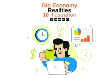 == 10 Gig Economy Realities Illustration preview picture