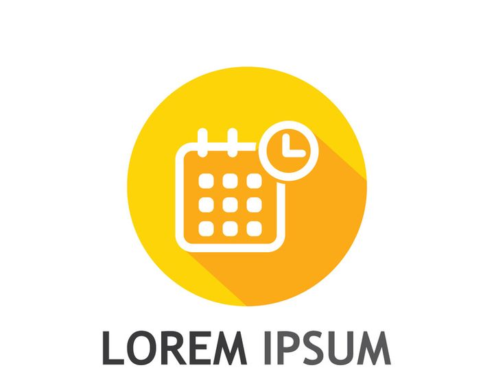 Calendar logo design.