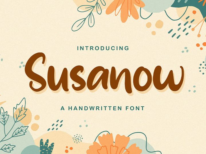 Susanow - Handwritten Font