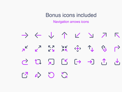 Liquid Icon Set 100+ excellent icons in three styles