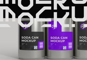 Soda Can Mockup