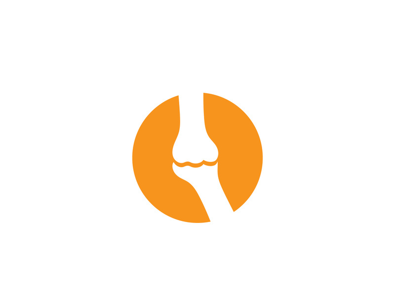 Bone logo vector template vector