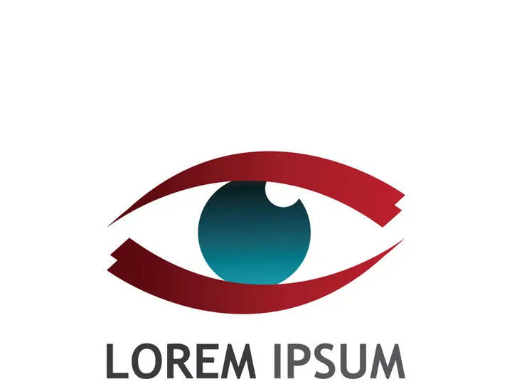 Eye logo with modern concept.