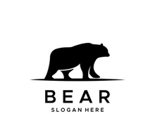 Bear animal logo.
