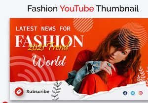 Fashion YouTube Thumbnails