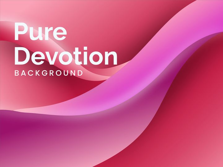 Valentine's Wavy Background