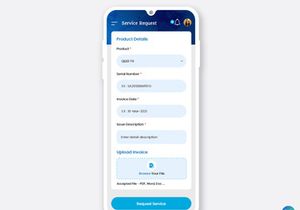 Check Product Warranty and Service Booking Mobile App UI Kit