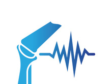 Joint bones vector logo design for orthopedic clinics and diagnostic centers