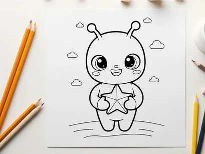 Cute baby tooth vector illustration flat design cartoon character