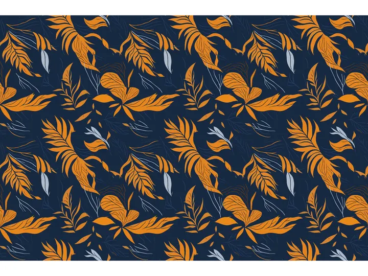 illustration features exotic jungle plants