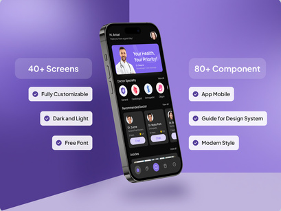 GoDoc - Health Care App Mobile UI KIT