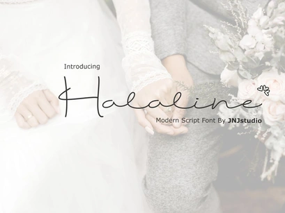 Halaline Modern Script