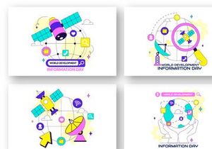 10 World Development Information Day Illustration