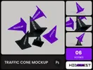 Traffic Cone Mockup