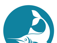 Fish logo template. Creative vector symbol