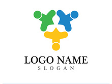 Community logo and symbol vector icon template