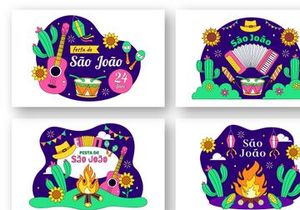10 Sao Joao Festival Illustration