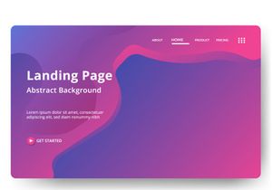 Asbtract background Landing page template vol 4