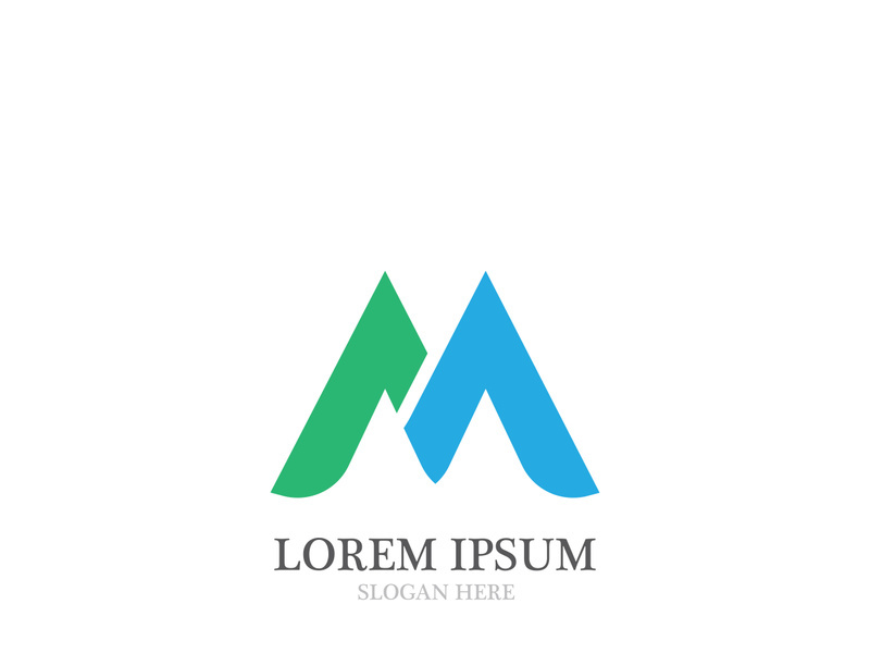 M Logo Template vector illustration design