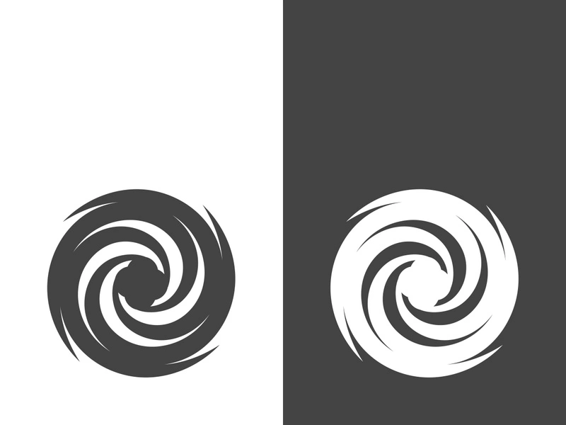 vortex vector illustration icon logo template design