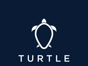 Turtle logo with a creative concept preview picture