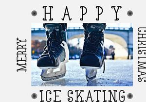 Holly Skates - Winter Display Font