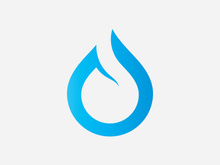 water drop nature Logo Template vector illustration design